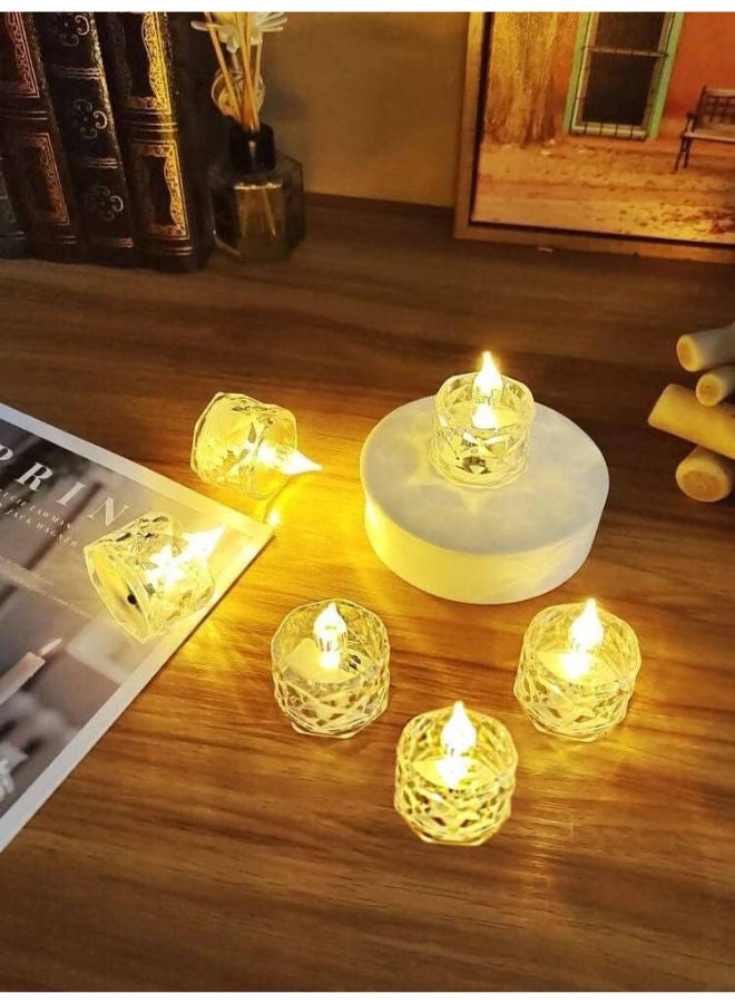 6 pieces - Flameless and Smokeless Decorative Candles - Image 2