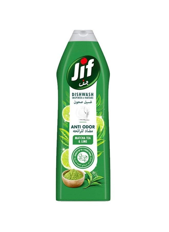 Jif Anti-Odor Dishwashing Liquid/Matcha Tea & Lime/750 ml/Pack of 1  - Image 1