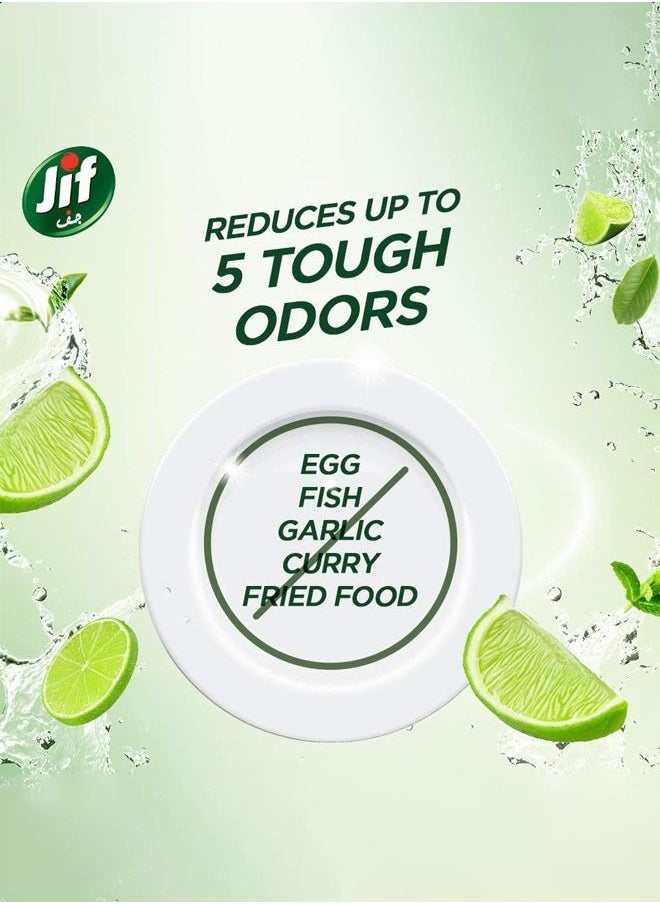 Jif Anti-Odor Dishwashing Liquid/Matcha Tea & Lime/750 ml/Pack of 1  - Image 4