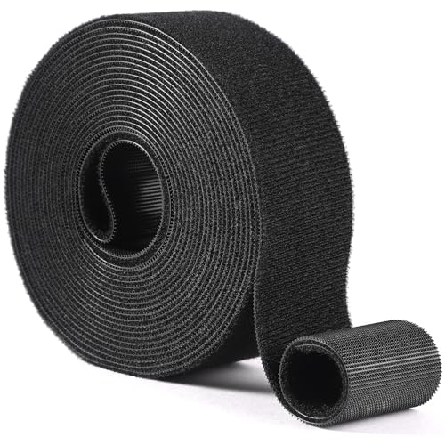 QTBLY 1.5in x 16ft | Hook and Loop Straps Heavy Duty | Double Sided Self-Gripping Strips | Reusable Multi-Purpose Wrap Roll for Home, Office, Data Center, and More - Image 1