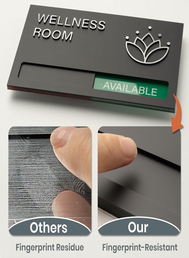 EliteSign Conference Room Sign - In A Meeting Sign for Office Door, Do Not Disturb, In Use/Available Slider Indicator for Office Tell Whether Meeting Room is In Session - Image 4