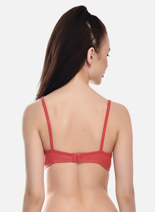 FIMS Women Pack of 3 Non Padded Cotton Bra - Image 5