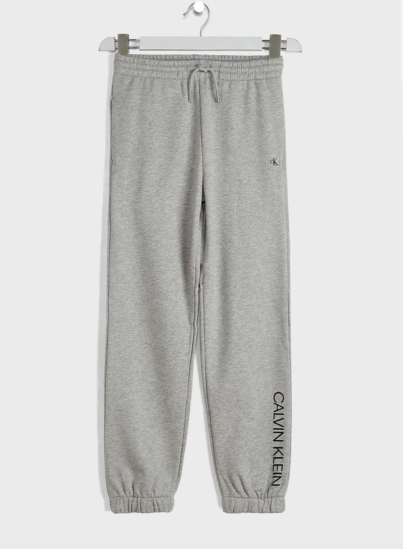 Calvin Klein Jeans Kids Relaxed Organic Cotton Sweatpants