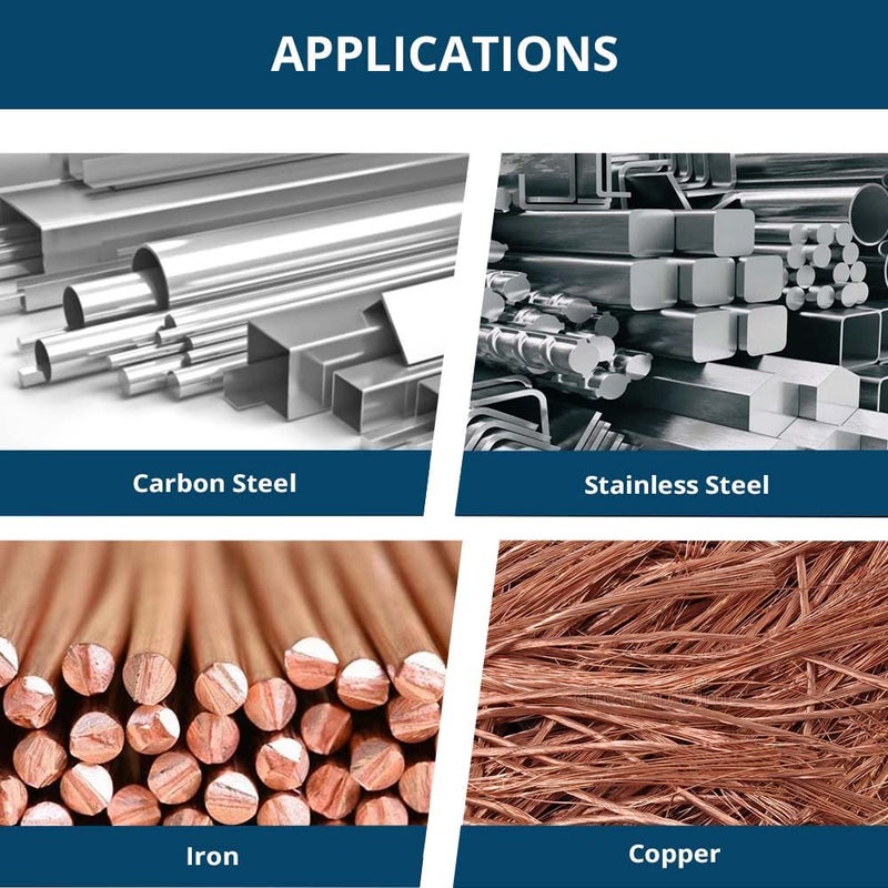 Benchmark Abrasives عجلات قطع طاحونة Benchmark Abrasives 4 1/2 بوصة أكسيد الألمنيوم نوع رقيق 1 قرص قطع طاحونة الزاوية للمعادن والفولاذ المقاوم للصدأ - سمك .040" عمود 7/8"، عجلة قطع طاحونة سريعة - عبوة 25 - Image 4