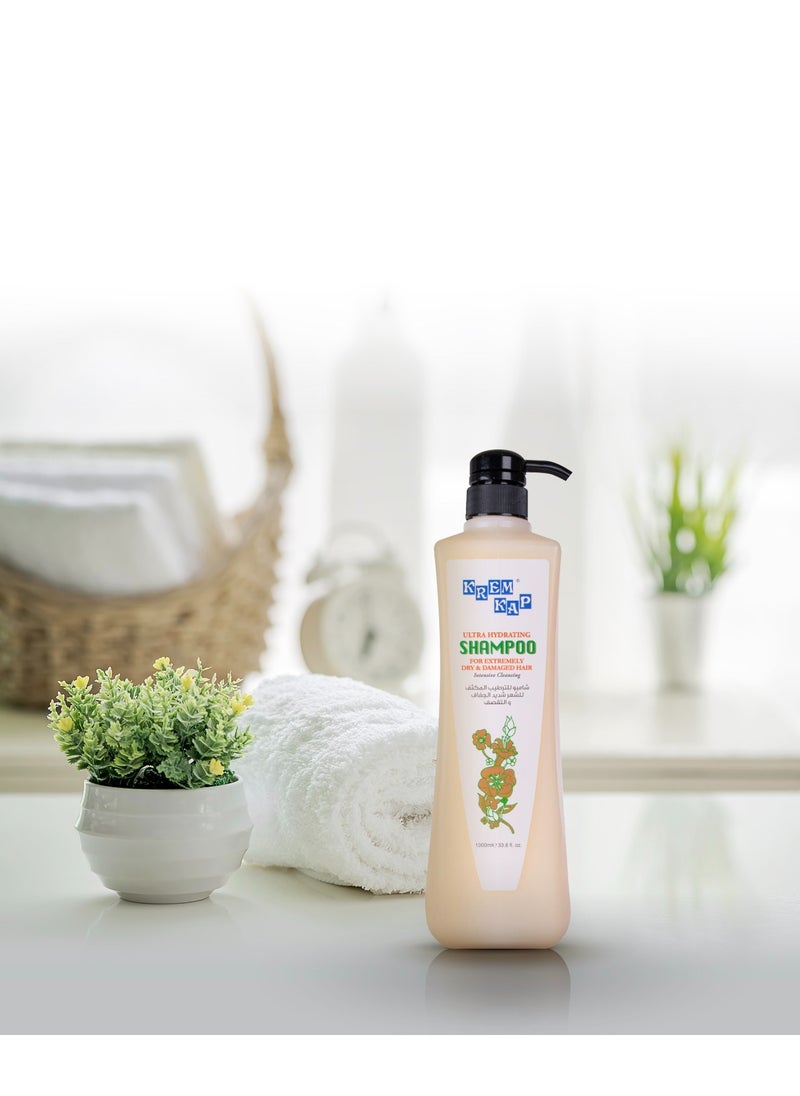KREM KAP Ultra Hydrating Hair  Shampoo 1000Ml  - Image 2