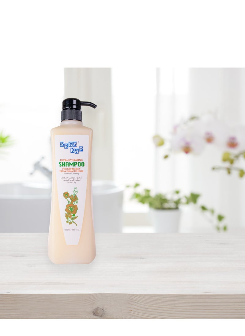 KREM KAP Ultra Hydrating Hair  Shampoo 1000Ml  - Image 3