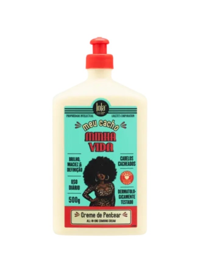 لولا من ريو. Multifunctional Styling Cream For Curly Hair With Coconut Oil - Defines, Hydrates & Controls Frizz, Can Be Used As A Co-Wash, Conditioner, Or Leave-In (500 Ml) - Image 1