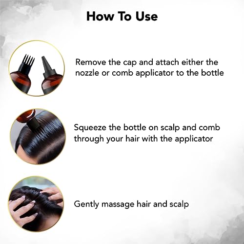 Botanic Hearth Biotin Oil For Hair Growth (6.7 fl oz)| Nourishing And Strengthening Hair Treatment For Thicker, Healthier|Looking Hair | Paraben Free | Suitable For All Hair Types - Image 5