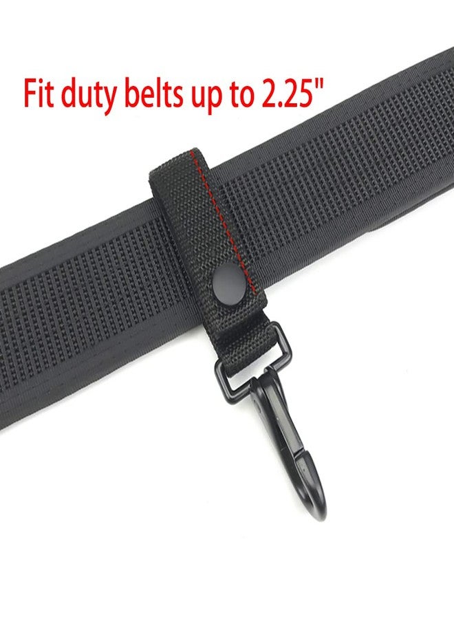 OZXTYO ZXTY Duty Belt Keeper with Key Holder for 2" and 2¼" Wide Belt,Keeper with Strong Metal Police Key Clip, Military Molle Hook,Police Military Equipment Accessories, 2 Pack - Image 5