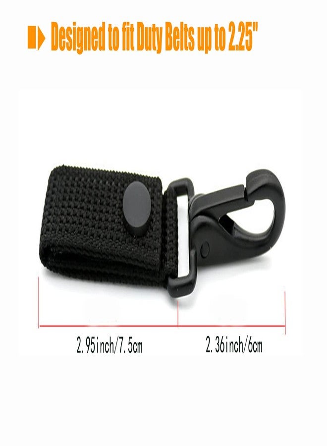 OZXTYO ZXTY Duty Belt Keeper with Key Holder for 2" and 2¼" Wide Belt,Keeper with Strong Metal Police Key Clip, Military Molle Hook,Police Military Equipment Accessories, 2 Pack - Image 2