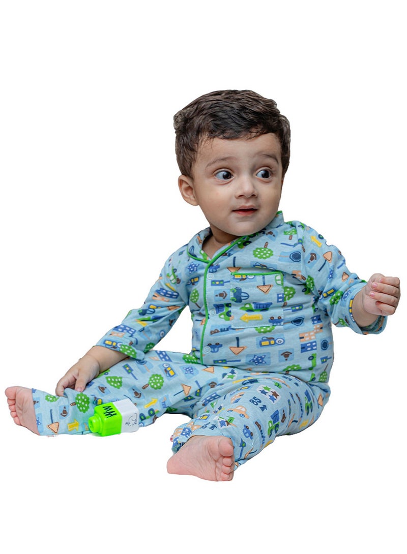 SPACEDOUT Newborn Night Suit/PJ SET - Image 1