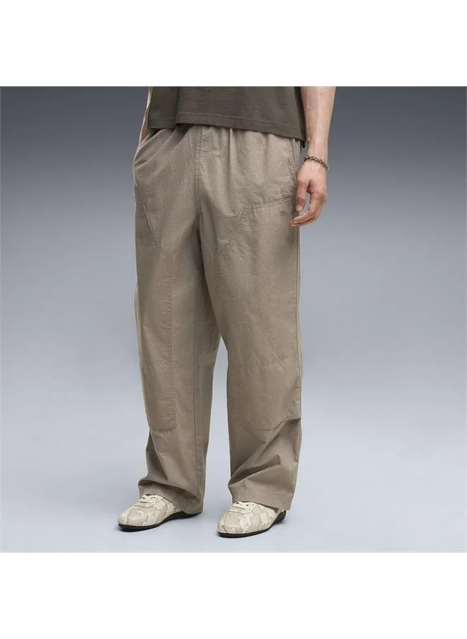 Puma Mouse Gray Essentials Carpenter Woven Pants Men for Men | Best Price UAE