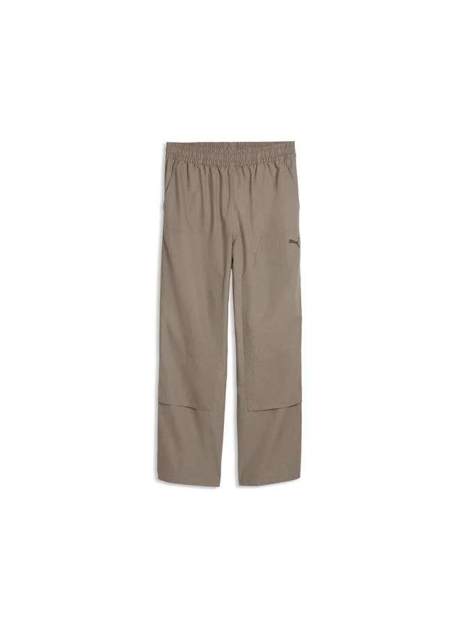 Puma Mouse Gray Essentials Carpenter Woven Pants Men for Men | Best Price UAE