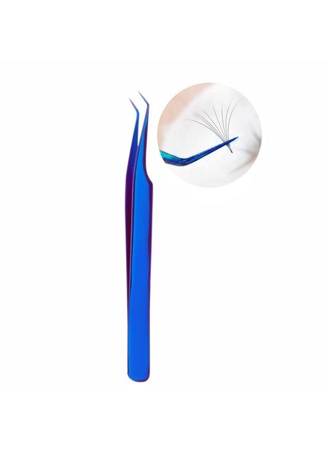 Volume Tweezers Eyelash Extensions Lash Tweezers 45 Degree Original L Shape For 0.05 0.07 0.1 0.15 0.2 Classic Lash/Mega Volume/Hybrid Lash Triple Function (Multifunction Tweezers)