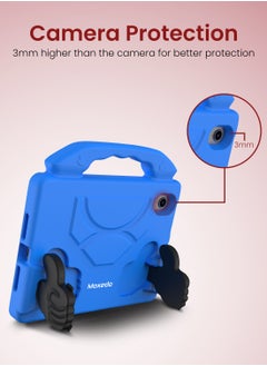Moxedo Moxedo Shockproof Protective Case Cover Lightweight Convertible Handle Kickstand for Kids with Pencil Holder  Compatible for iPad Mini 6 - Sky Blue  - Image 2