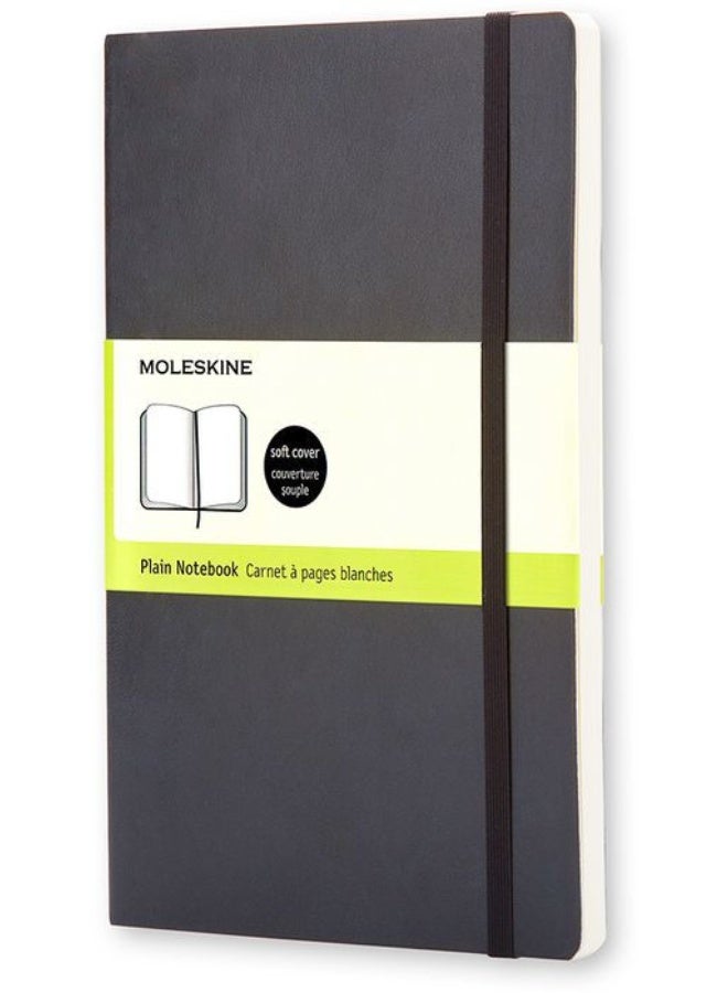 MOLESKINE Pocket Notebook Plain Pages Black Soft Cover 192 Pages - Image 1