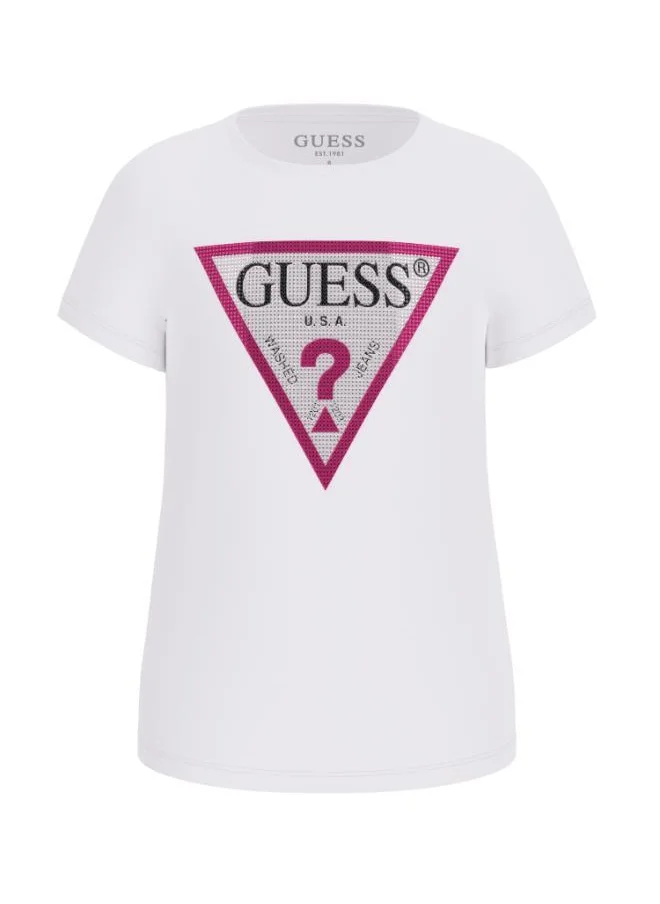 جس Kids Crew Neck T-Shirt