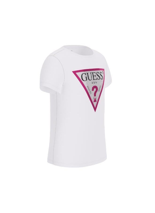 GUESS Kids Crew Neck T-Shirt  - Image 4