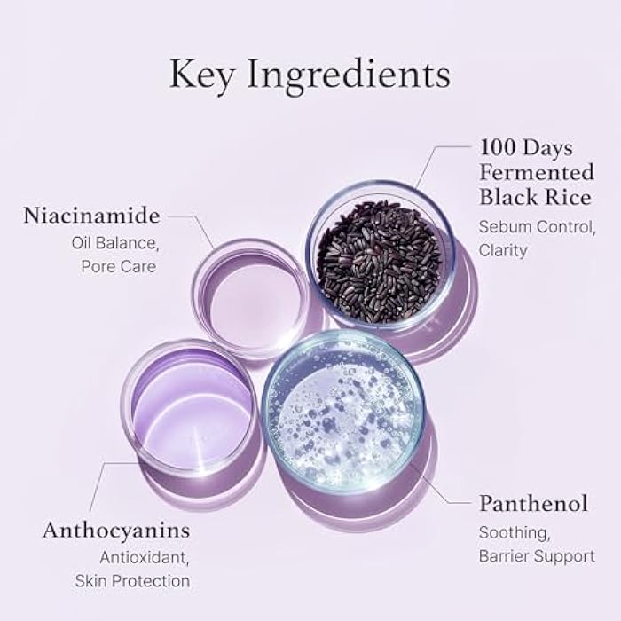 I'm from Black Rice Toner for Oily Skin, Sebum Control Toner, Lightweight, Niacinamide, Panthenol, Fragrance Free, Korean Skin Care, 150ml, 5.07 fl.oz - Image 5