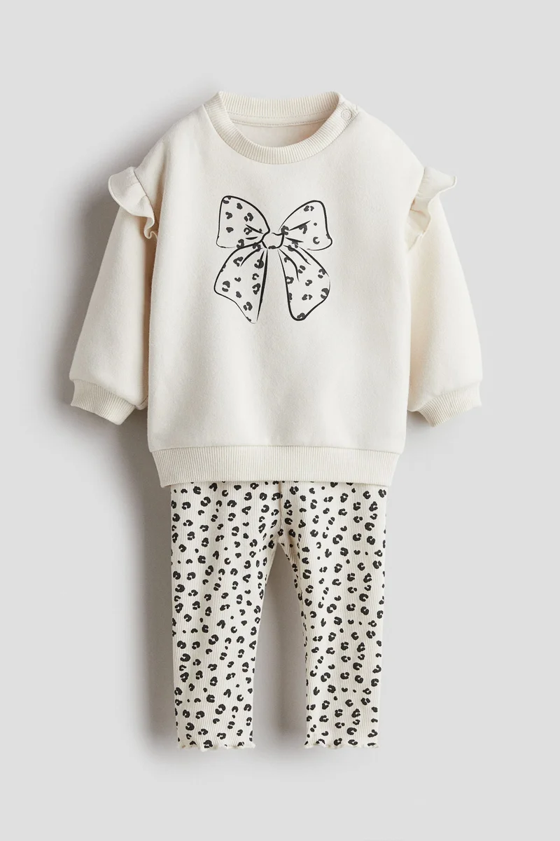 H&M 2-piece sweatshirt and leggings set