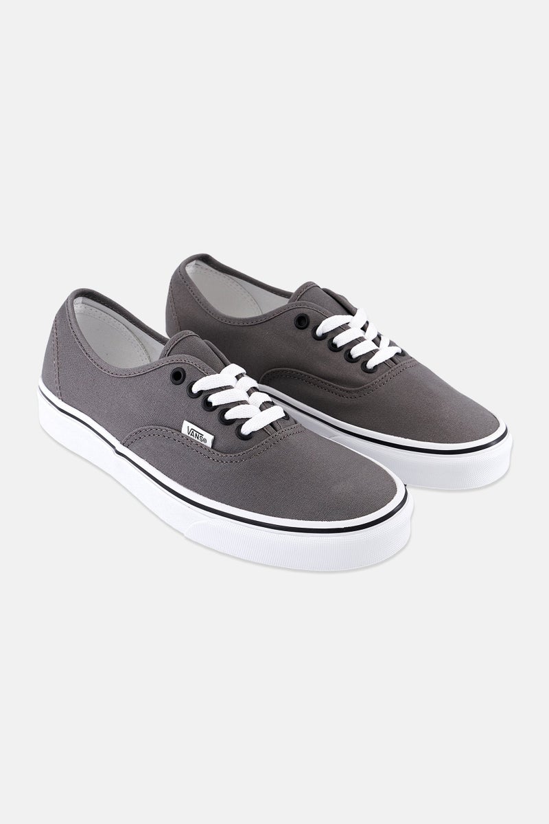 VANS Women Authentic Lace Up Shoes, Grey - Image 1