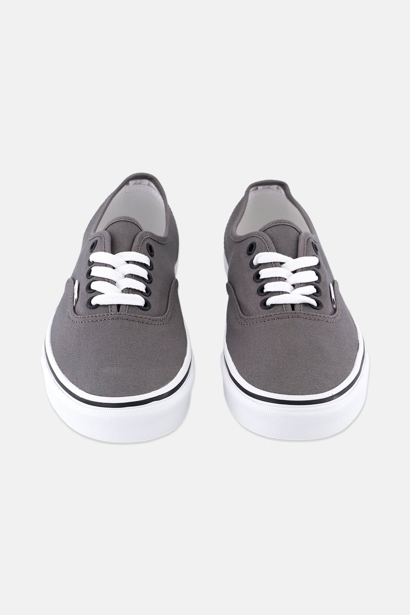 VANS Women Authentic Lace Up Shoes, Grey - Image 2