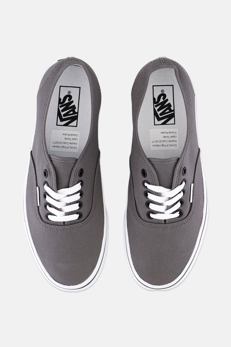 VANS Women Authentic Lace Up Shoes, Grey - Image 4