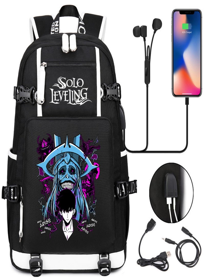 Solo leveling Children Bag Sackpack Backpack Laptop Sports Bags Fashion for  Kids