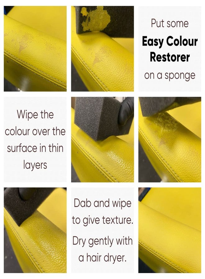 Geist. Easy DIY Colour Restorer for Leather & Vinyl | Refresh, repair & re-dye scuffs, colour damage and small cracks | 200ml Black - Image 4