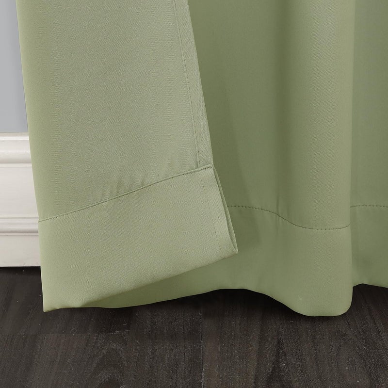 Sun Zero Easton Extra-Wide Blackout Grommet Sliding Patio Door Curtain Panel - Image 3