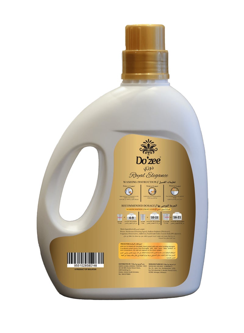 Do'zee Royal Elegance Premium Fragrance Laundry Detergent, 2L - Image 2
