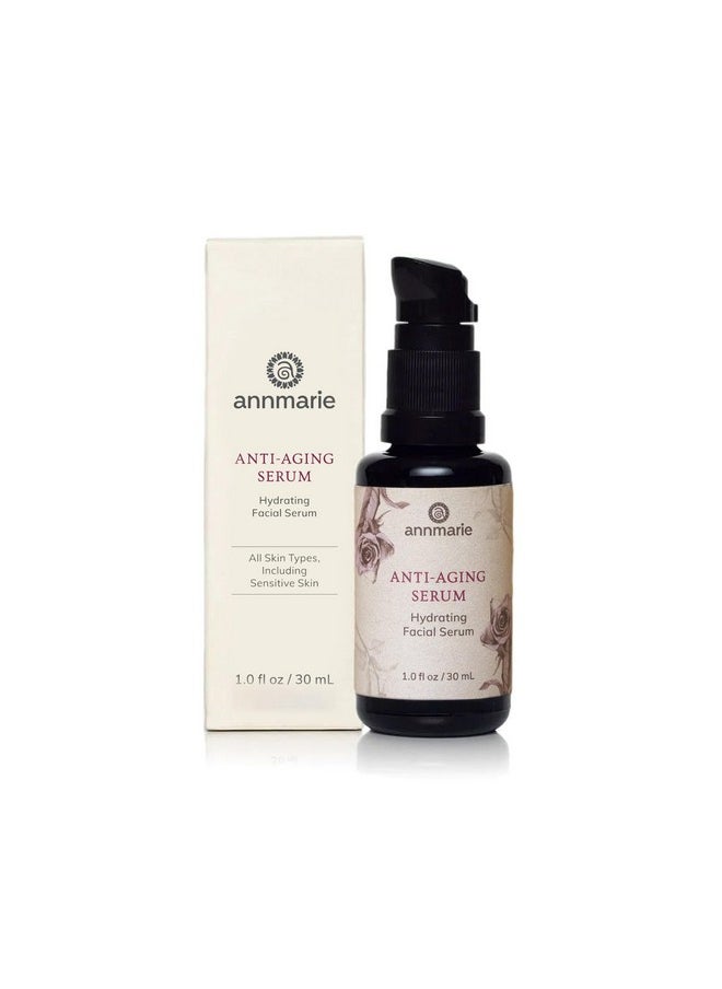 Annmarie Skin Care Annmarie Skin Care Anti-Aging Serum - Aloe-Vera Based Serum with Hyaluronic Acid & Herbal Extracts. Hydrating & Firming Serum for Dry Skin, Fine Lines & Wrinkles, For All Skin Types (30ml, 1.0 fl oz)  - Image 1