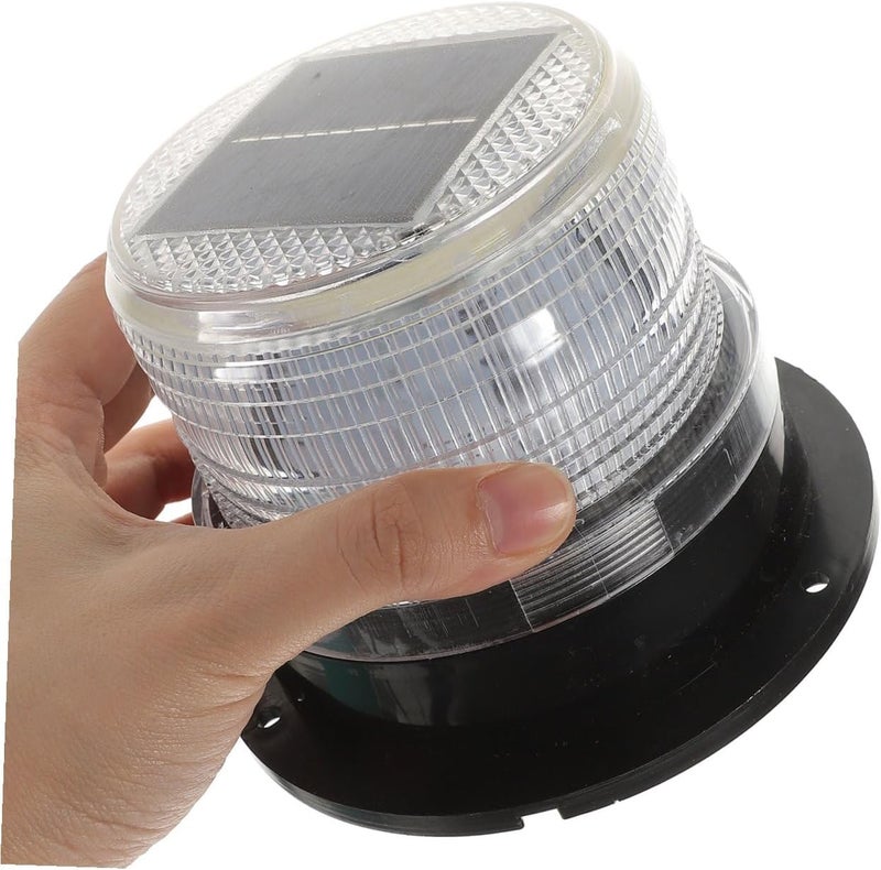 OSALADI Solar Powered Emergency Strobe Light for Vehicles Magnetic Base Led Warning Light Flashing for Truck Safety and Night Visibility - Image 4