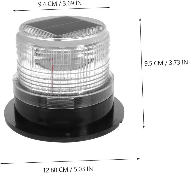 OSALADI Solar Powered Emergency Strobe Light for Vehicles Magnetic Base Led Warning Light Flashing for Truck Safety and Night Visibility - Image 2