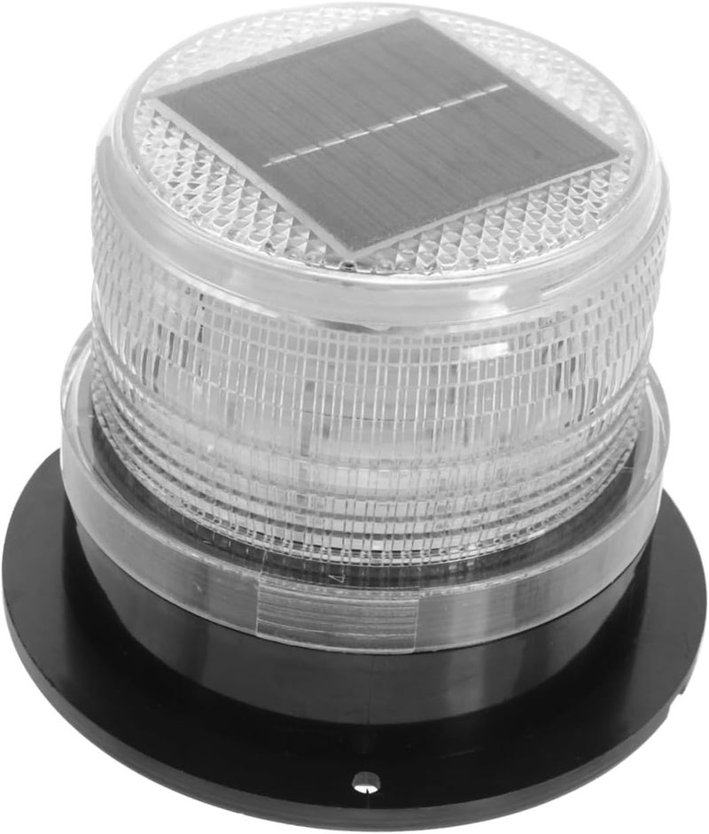OSALADI Solar Powered Emergency Strobe Light for Vehicles Magnetic Base Led Warning Light Flashing for Truck Safety and Night Visibility - Image 1