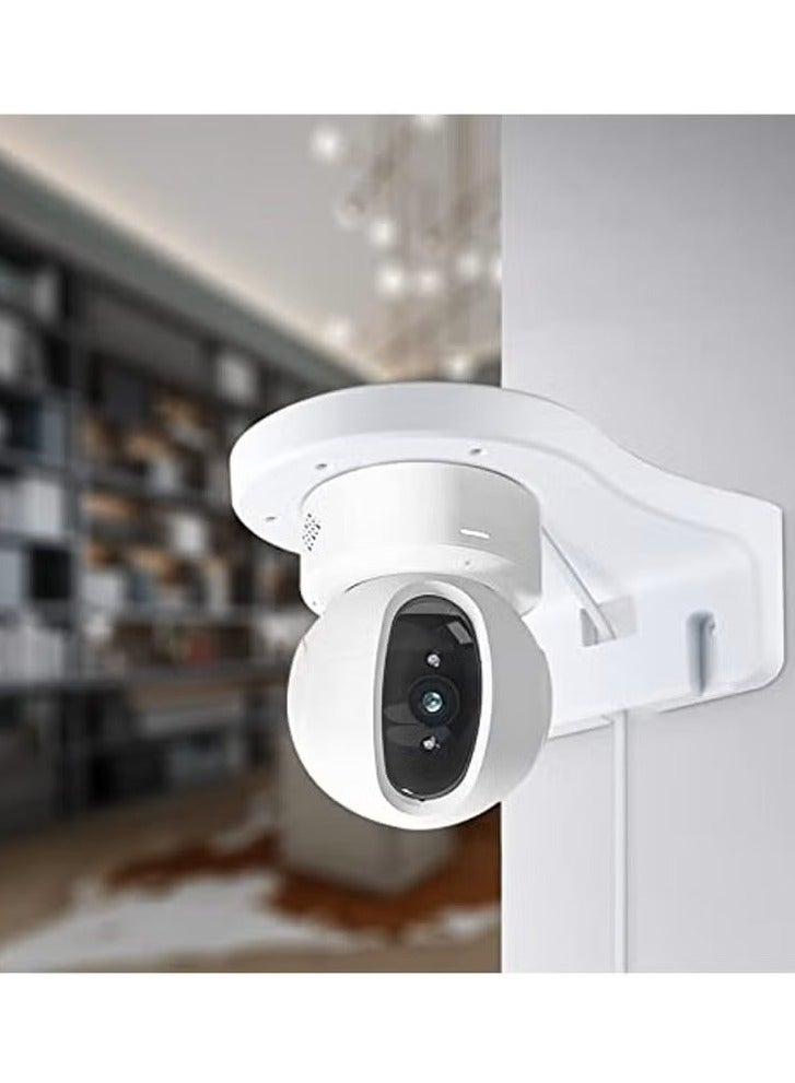 2 Pieces Household Smart Surveillance Camera Mounting Bracket, Wall-Mounted Base for Monitoring, Simple Installation - Image 2