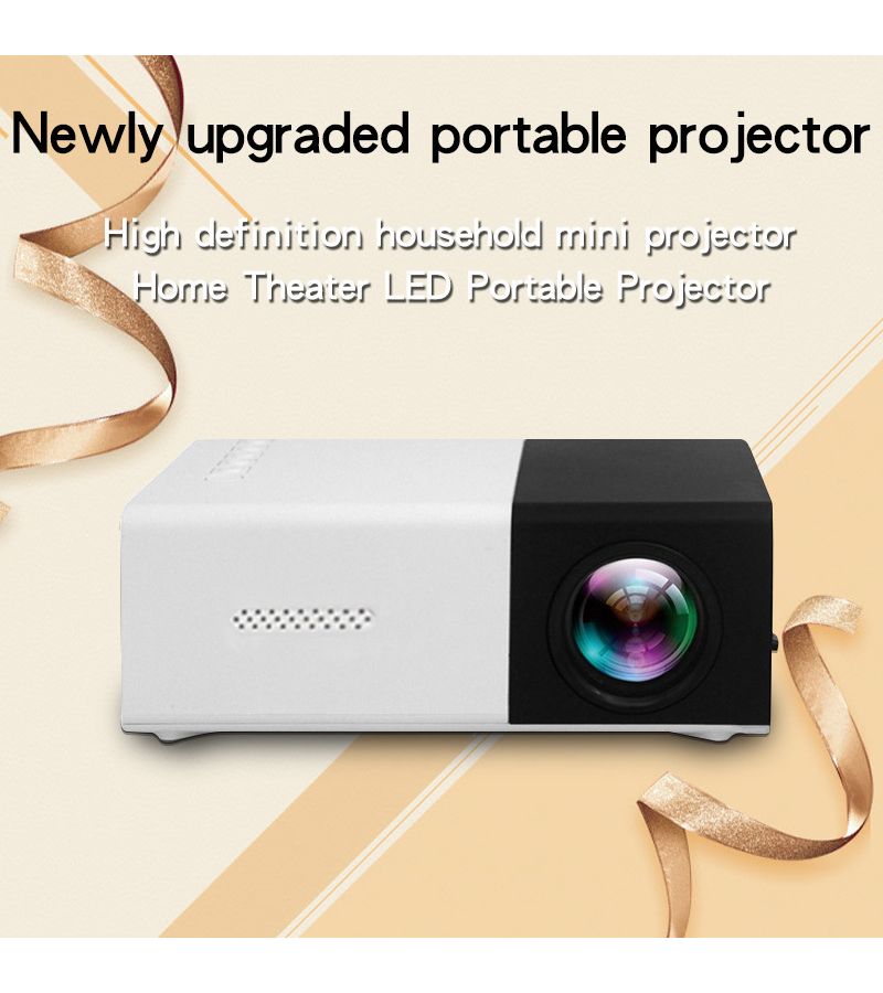 Mini LED Projector 1080P for Home Theater With USB SD Input Phone Compatible Black Remote Control Halloween Christmas Thanksgiving Gift - Image 3