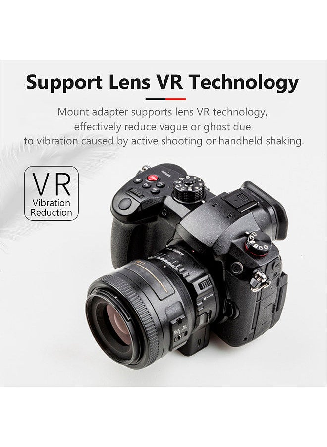 Generic - Viltrox NF-M1 Auto Focus Lens Mount Adapter Support VR EXIF Transmitting Compatible with Nikon F Mount Lens to Micro Four Thirds(MFT, M4/3) Camera - Image 1