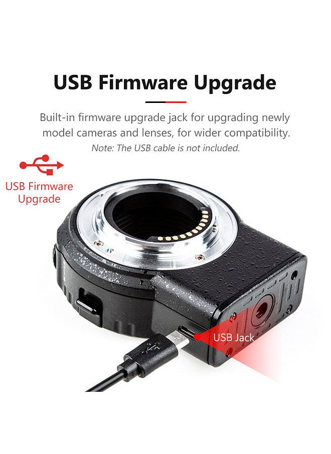Generic - Viltrox NF-M1 Auto Focus Lens Mount Adapter Support VR EXIF Transmitting Compatible with Nikon F Mount Lens to Micro Four Thirds(MFT, M4/3) Camera - Image 1