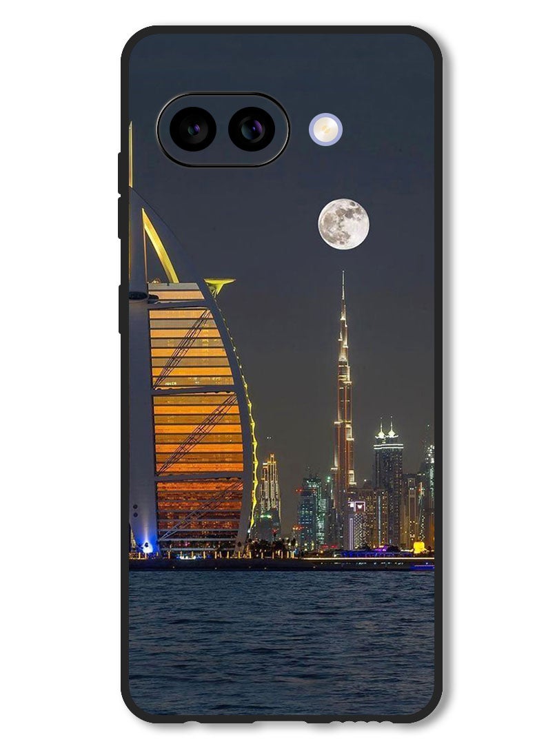 Theodor Case Compatible with Google Pixel 9A Protection Shockproof Bumper Cover Burj Al Arab - Image 1