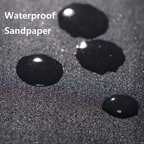 WHLLING Micro Zip Detail Sander 70PCS Sandpaper-Grit 400 600 800 1000 1500 2000 3000, 3.5”x 1”Micro Sander Tool for Small Projects Wet Dry, Hook and Loop Detail Sander for Crafts and Woodworking - Image 4