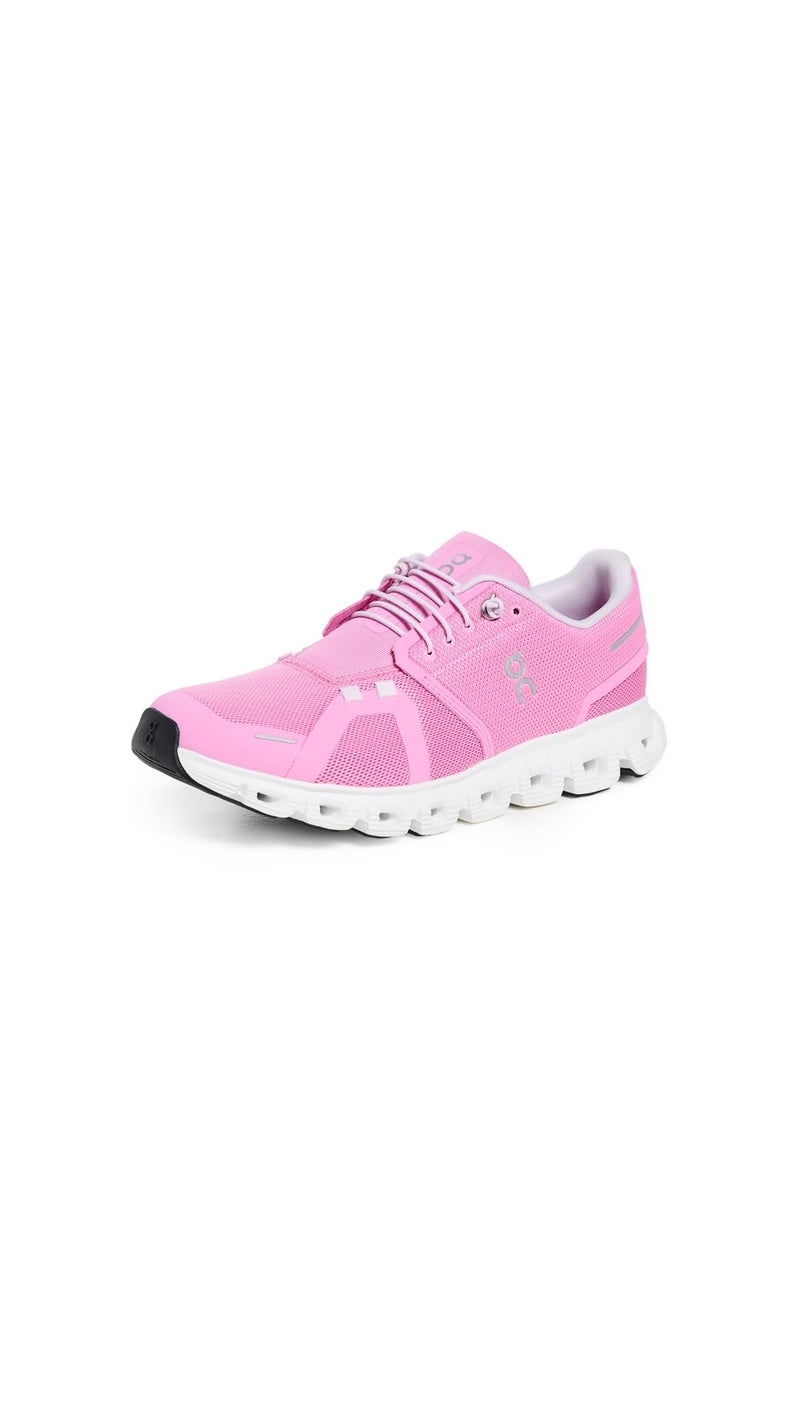 On Women's Cloud 6 Sneakers, Raspberry/White, 7 Medium US - Image 5