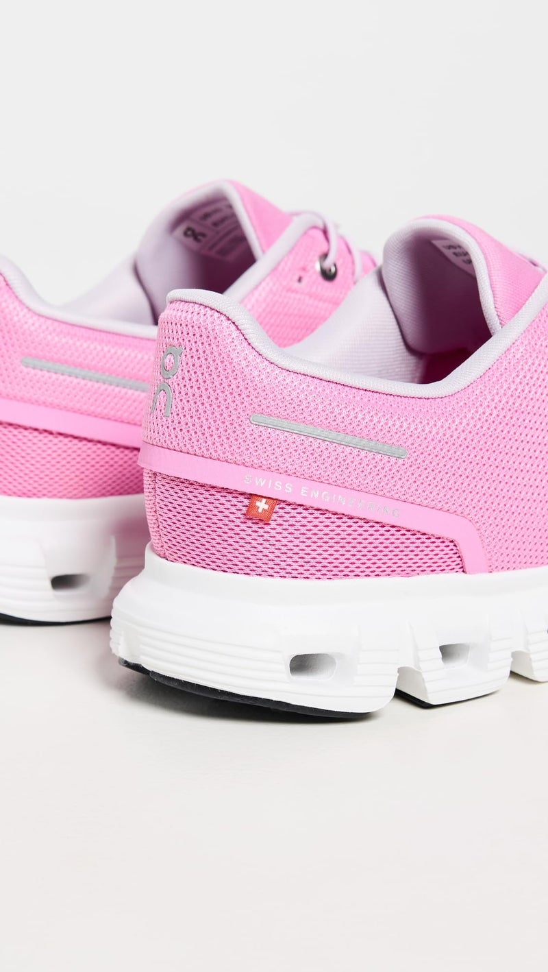 On Women's Cloud 6 Sneakers, Raspberry/White, 7 Medium US - Image 3