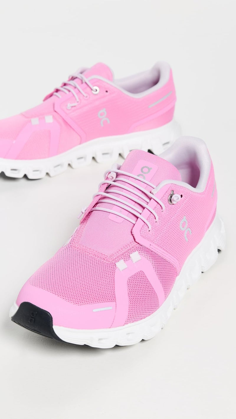 On Women's Cloud 6 Sneakers, Raspberry/White, 7 Medium US - Image 4