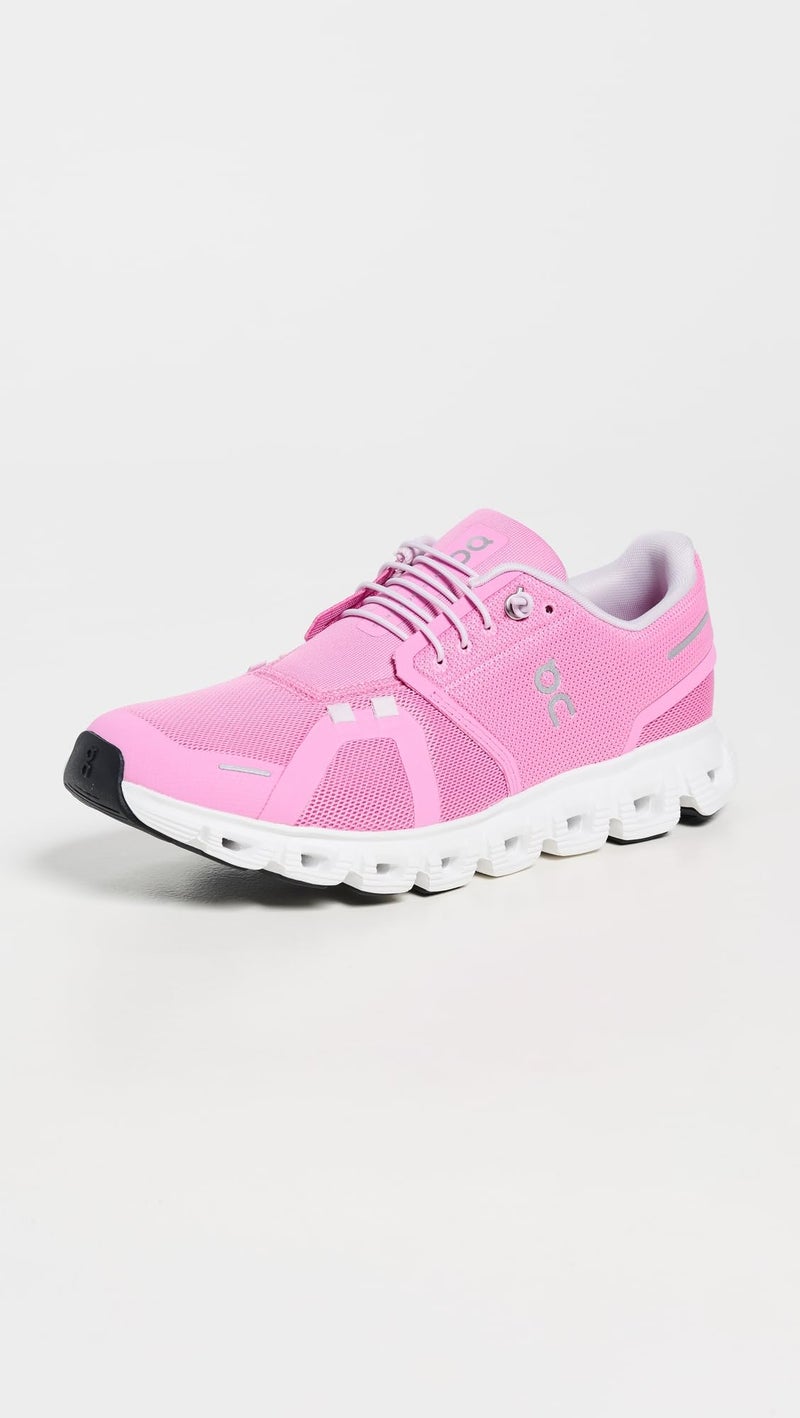 On Women's Cloud 6 Sneakers, Raspberry/White, 7 Medium US - Image 2