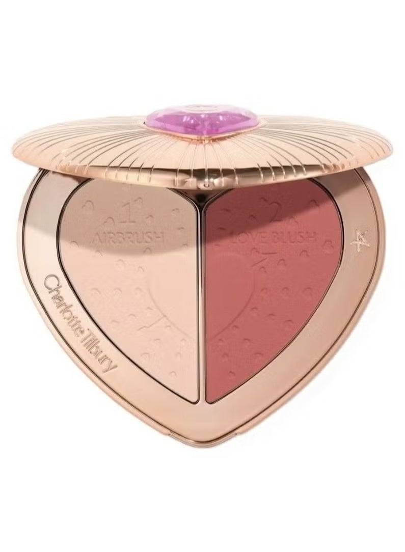 Charlotte Tilbury FLAWLESS PEACH Beauty Soulmates Brighten Blush Powder Palette - Image 1