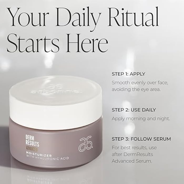 Arbonne DermResults Advanced Face Moisturizer with Hyaluronic Acid – Hydrating Facial Cream for Dry Skin – Anti-Aging Daily Facial Moisturizer for Women & Men - 1.7 oz (50 ml) - Image 4