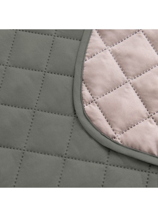 subrtex Recliner Chair Covers Small Recliner Sofa Slipcovers Reversible Washable Recliner Chair Protector With Elastic Adjustable Strap (Small Light Gray)  - Image 5