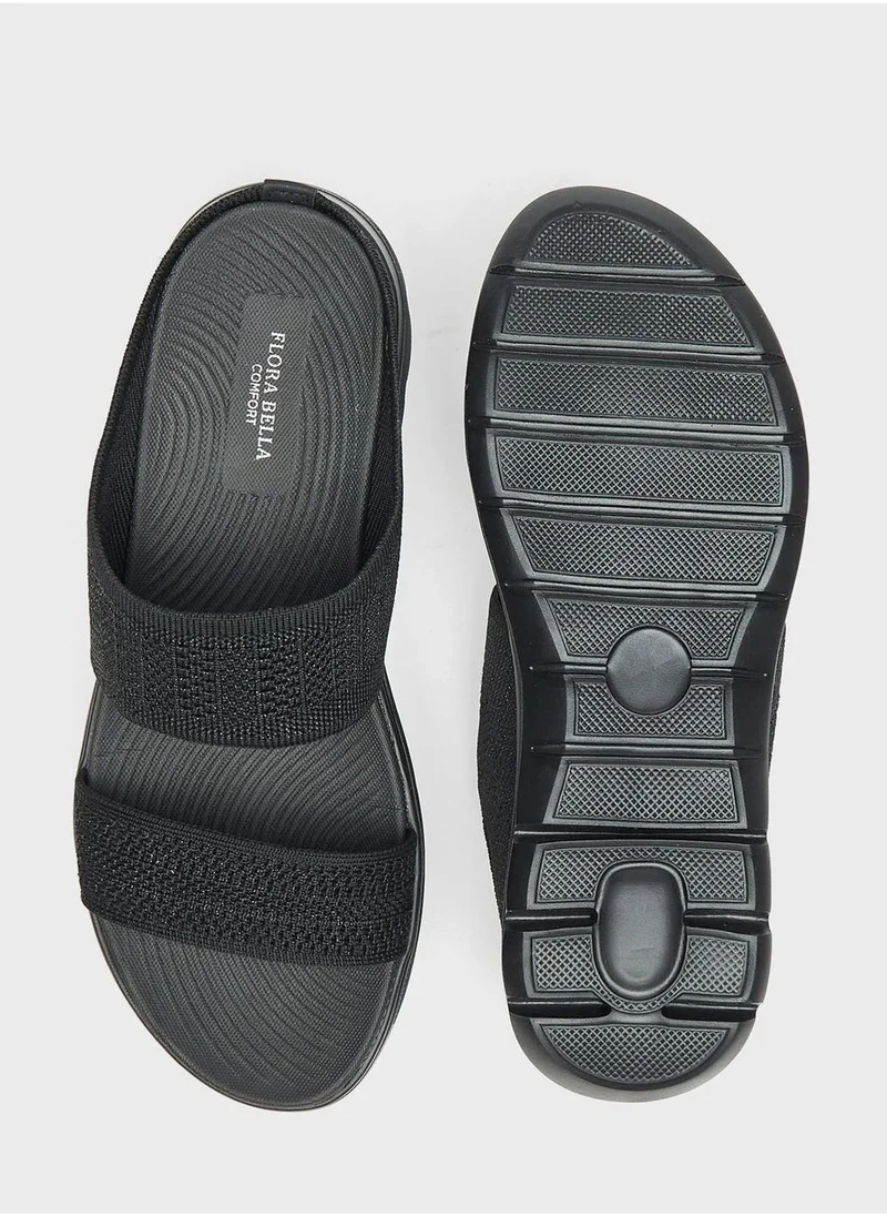 shoexpress Double Strap Wedge Sandals