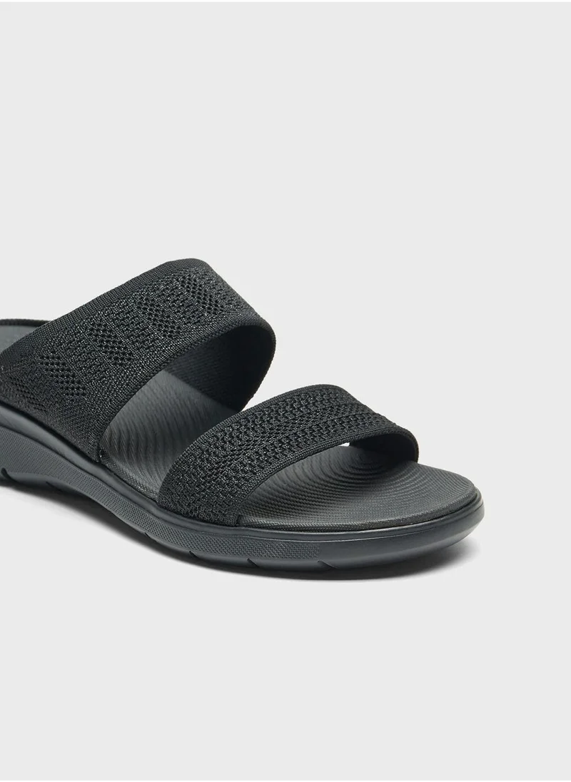 shoexpress Double Strap Wedge Sandals